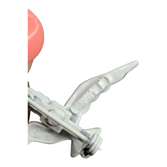 Gerrys Vtg 1960s Seagull Enameled Brooch Pin Large Figural Bird Mid-century - Picture 2 of 7